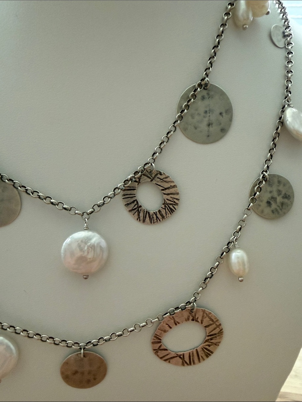 Silpada Sterling Silver “Pearl of Girl” 36” Necklace N2197